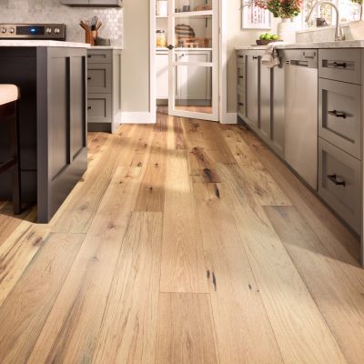 hardwood flooring in a bright Jacksonville kitchen